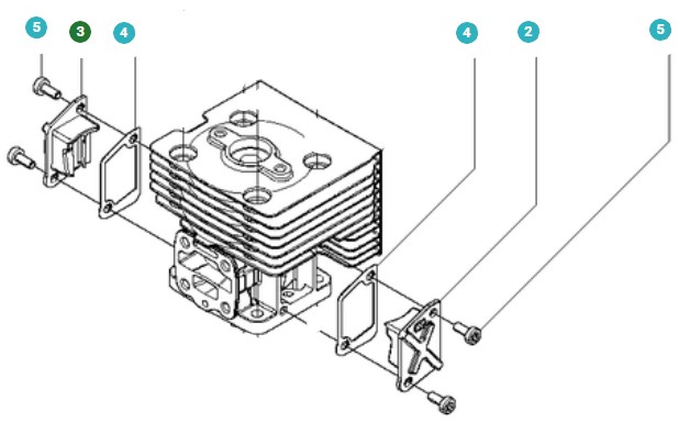 Asuminen ryhmässä Varaosat / Varaosat Lehtipuhaltimet / Varaosat Husqvarna 530BT @ GPLSHOP (5041189-01)