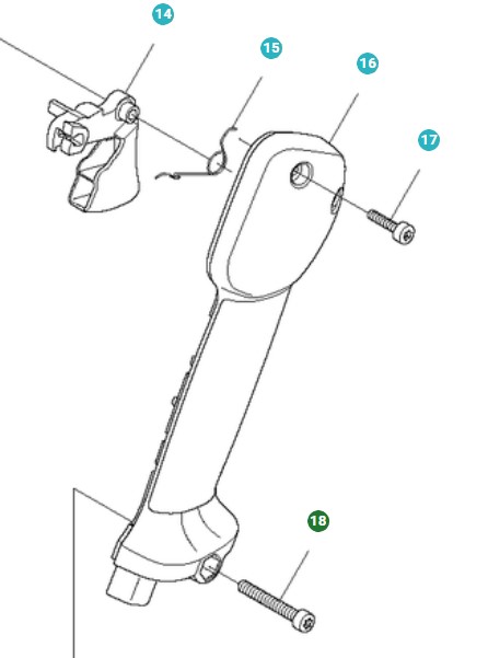 Ruuvi ryhmässä Varaosat / Varaosat Lehtipuhaltimet / Varaosat Husqvarna 580BTS @ GPLSHOP (5052908-01)