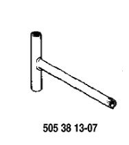 Hylsnyckel 8Mm 5053813-07 ryhmässä Varaosat / Varaosat Moottorisahat / Varaosat Husqvarna 55 @ GPLSHOP (5053813-07)