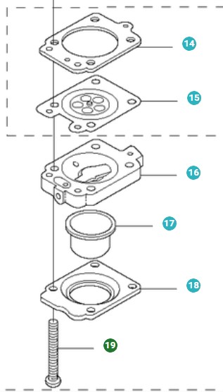 Ruuvi ryhmässä Varaosat / Varaosat Pensasleikkurit @ GPLSHOP (5067411-01)