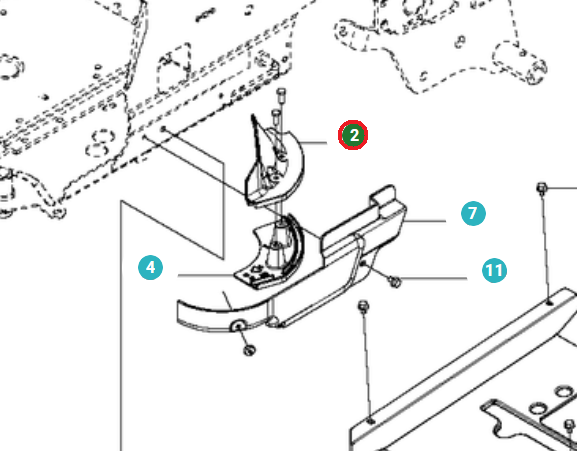 Asuminen ryhmässä Varaosat / Jonsered Ajettavat ruohonleikkurit Varaosat  / Varaosat Jonsered FR 2216 MA @ GPLSHOP (5102225-04)