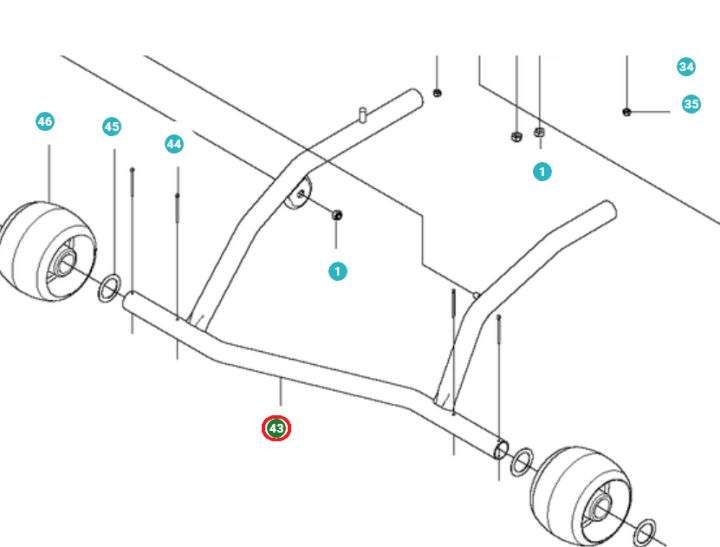 Vaihteiston runko ryhmässä Varaosat / Jonsered Ajettavat ruohonleikkurit Varaosat  / Varaosat Jonsered FR 2312 MA @ GPLSHOP (5224519-02)