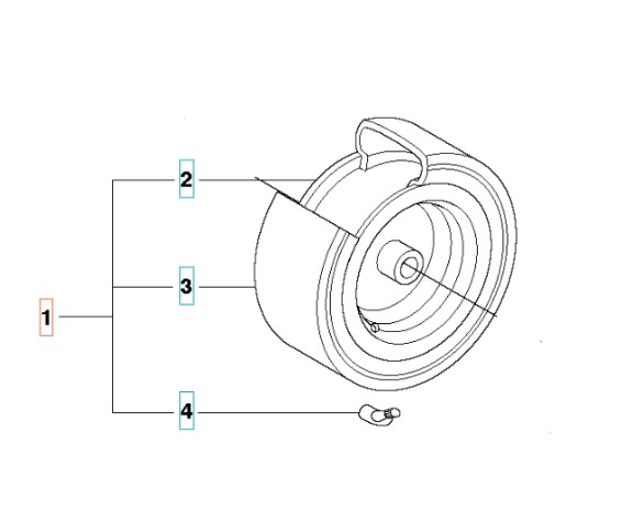 Pyörä R111B, R111B5, R112C, R112C5, R112iC ryhmässä Varaosat / Rider Varaosat / Varaosat Husqvarna Rider 112C5 @ GPLSHOP (5255847-01)