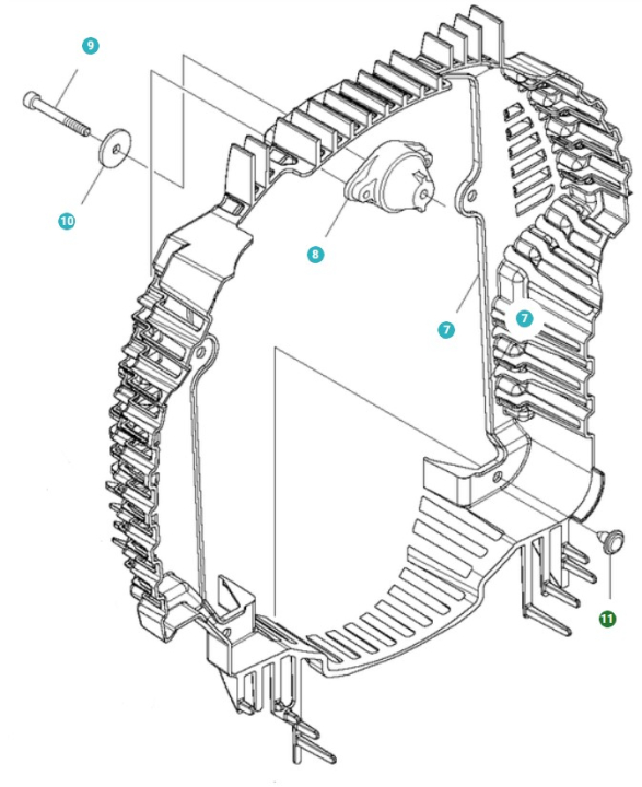 Puristin ryhmässä Varaosat / Varaosat Lehtipuhaltimet / Varaosat Husqvarna 580BTS @ GPLSHOP (5262439-01)