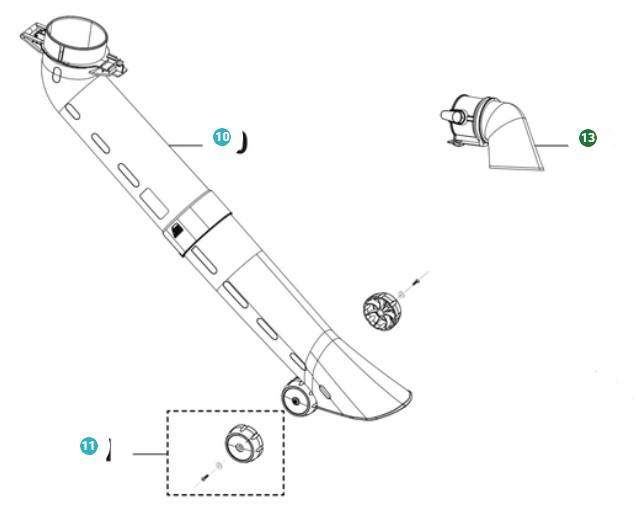 Putki ryhmässä Varaosat / Varaosat Lehtipuhaltimet / Varaosat Husqvarna 120iBV @ GPLSHOP (5311478-78)