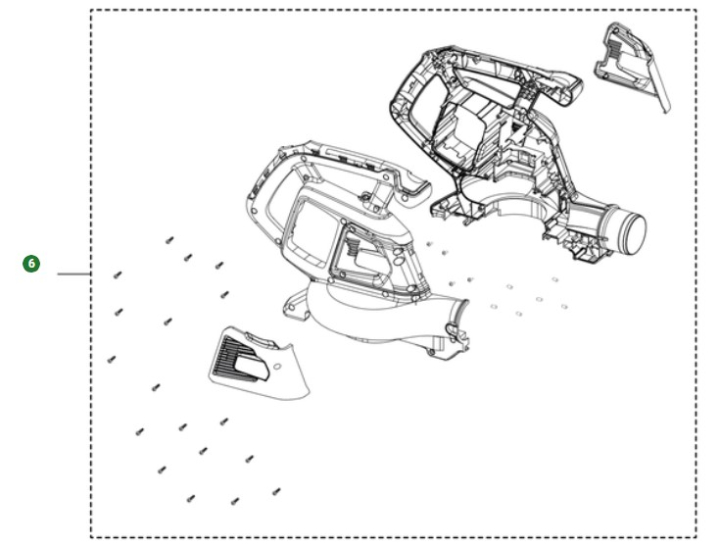 Asunto-assy ryhmässä Varaosat / Varaosat Lehtipuhaltimet / Varaosat Husqvarna 120iBV @ GPLSHOP (5311478-79)