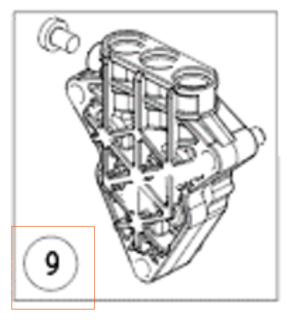 Sylinterikannen sylinterilohko 1 5312596-01 ryhmässä Varaosat / Varaosat Painepesurit / Varaosat Husqvarna PW235R @ GPLSHOP (5312596-01)