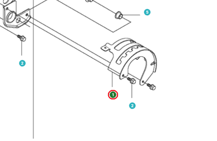 Ohjauslevy ryhmässä Varaosat / Jonsered Ajettavat ruohonleikkurit Varaosat  / Varaosat Jonsered FR 2216 MA 4x4 @ GPLSHOP (5355014-02)