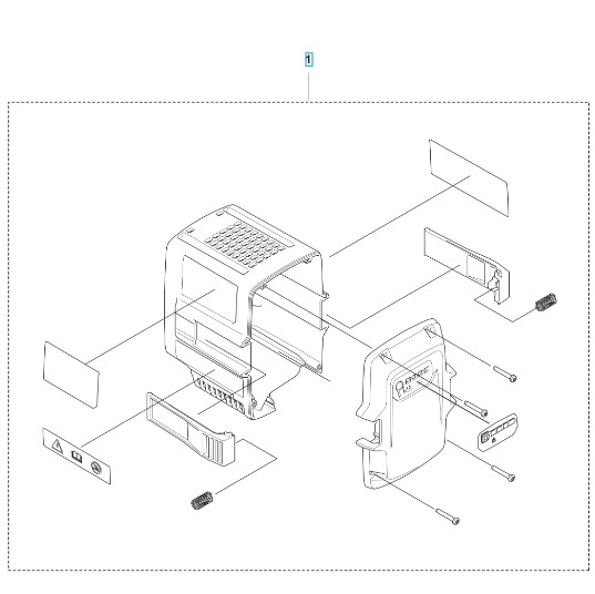 HOUSING ASSY BLi200 SPARE PART ryhmässä  @ GPLSHOP (5365677-01)