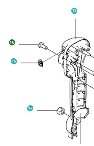 Akselin hana ryhmässä Varaosat / Varaosat Lehtipuhaltimet / Varaosat Husqvarna 580BTS @ GPLSHOP (5371412-03)