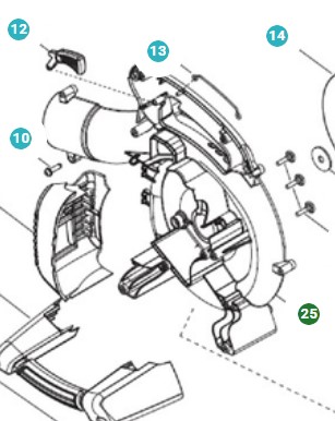 Scroll - Inner ryhmässä Varaosat / Varaosat Lehtipuhaltimet / Varaosat Husqvarna 125BVX @ GPLSHOP (5451100-01)