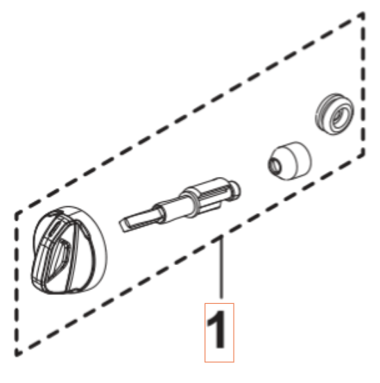 Kytkinnuppi 5460898-01 ryhmässä Varaosat / Varaosat Painepesurit / Varaosat Husqvarna PW240 @ GPLSHOP (5460898-01)