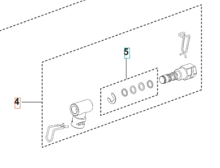 Adapterijärjestelmä 5460929-01 ryhmässä Varaosat / Varaosat Painepesurit / Varaosat Husqvarna PW240 @ GPLSHOP (5460929-01)