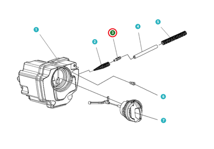 Putki 5748009-01 ryhmässä Varaosat / Varaosat Moottorisahat / Varaosat Husqvarna 120i @ GPLSHOP (5748009-01)