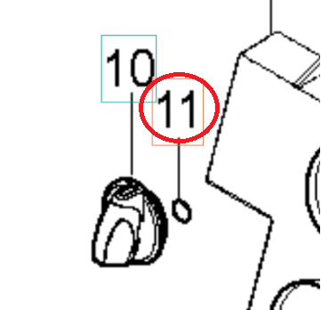 O-Renkas 10,2X2,5 Nbr 70 5926176-68 ryhmässä Varaosat / Varaosat Painepesurit / Varaosat Husqvarna PW490 @ GPLSHOP (5926176-68)