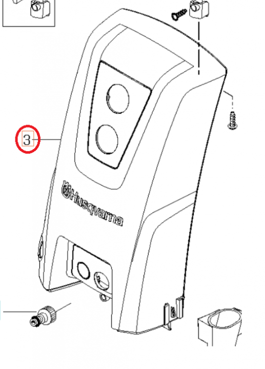 Etu 5936607-01 ryhmässä Varaosat / Varaosat Painepesurit / Varaosat Husqvarna PW450 @ GPLSHOP (5936607-01)