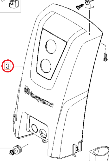 Etu 5936608-01 ryhmässä Varaosat / Varaosat Painepesurit / Varaosat Husqvarna PW460 @ GPLSHOP (5936608-01)