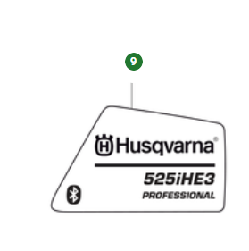 Tarratuote 525Ihe3 Bt ryhmässä Varaosat / Varaosat Pensasleikkurit / Varaosat Husqvarna 525iHE3 @ GPLSHOP (5940951-16)