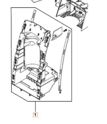 Rungon takaosa tummanharmaa 5960248-01 ryhmässä Varaosat / Varaosat Painepesurit / Varaosat Husqvarna PW490 @ GPLSHOP (5960248-01)