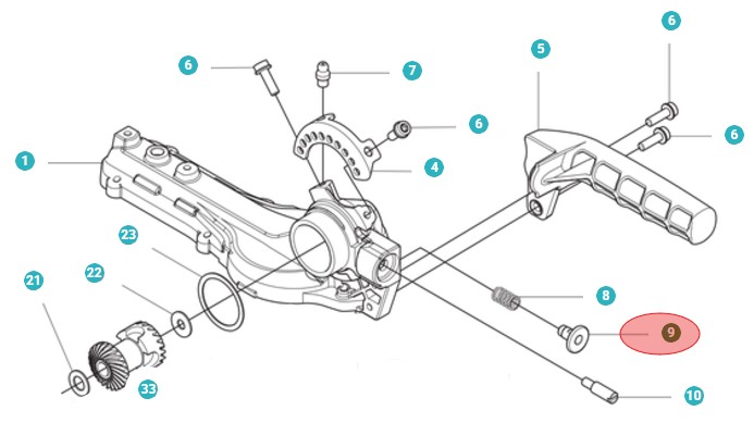 Stop ryhmässä Varaosat / Varaosat Pensasleikkurit / Varaosat Husqvarna 525HE4 @ GPLSHOP (5963160-01)