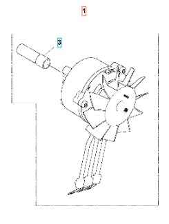 Motor Ass 5971175-01 ryhmässä Varaosat / Varaosat Raivaussahat / Varaosat Husqvarna 535iRXT @ GPLSHOP (5971175-01)