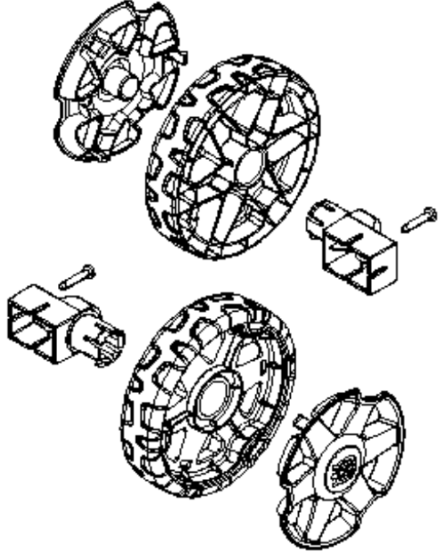 Pyöräsarja 5978586-01 ryhmässä Varaosat / Varaosat Painepesurit / Varaosat Husqvarna PW125 @ GPLSHOP (5978586-01)