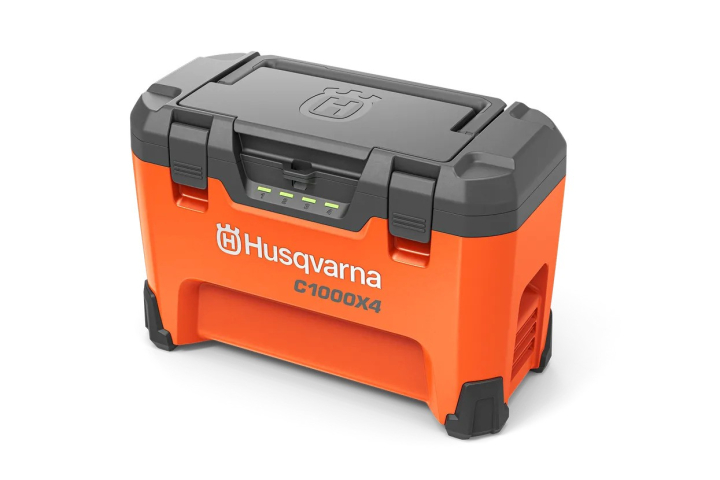 Husqvarna C1000X4 monipaikkainen lataus- ja kuljetuslaatikko ryhmässä Husqvarnan metsä- ja puutarhatuotteet / Husqvarna Akkutuotteet / Tuotteet Battery sarja @ GPLSHOP (9707048-01)