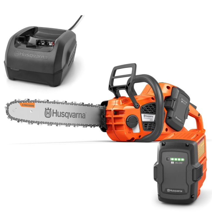 Husqvarna 435i sisältäen BLi30 ja QC250 ryhmässä Husqvarnan metsä- ja puutarhatuotteet / Husqvarna Moottorisahat / Akkukäyttöiset sahat @ GPLSHOP (9707182)