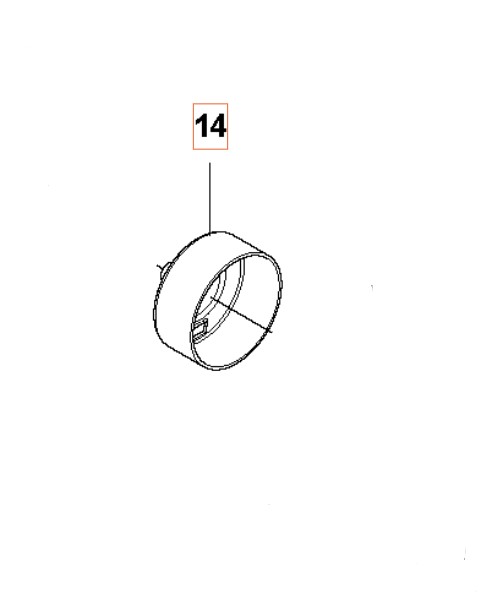 Kytkinrumpu 324RX, 324LDX, 524LK, 524R