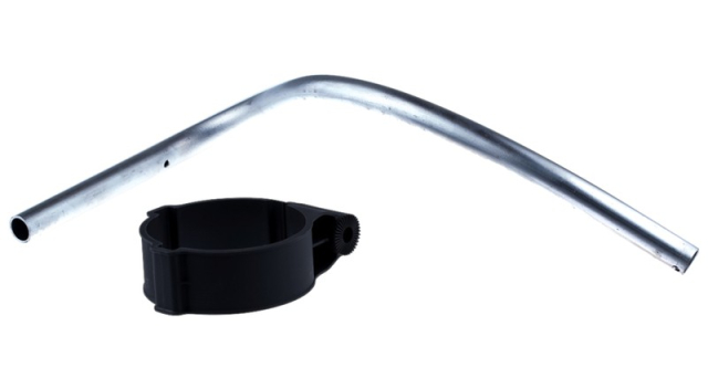 Double grip for leaf blowers