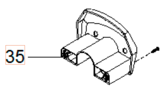 Letkukoukkukiinnitys Tummanharmaa 5960244-01