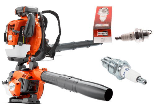 Husqvarna leaf blowers with spare spark plugs