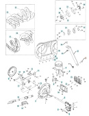 Kulkupultti,5/16-18X1 1/4 8721105-10 Kulkupultti,5/16-18X1 1/4 8721105-10